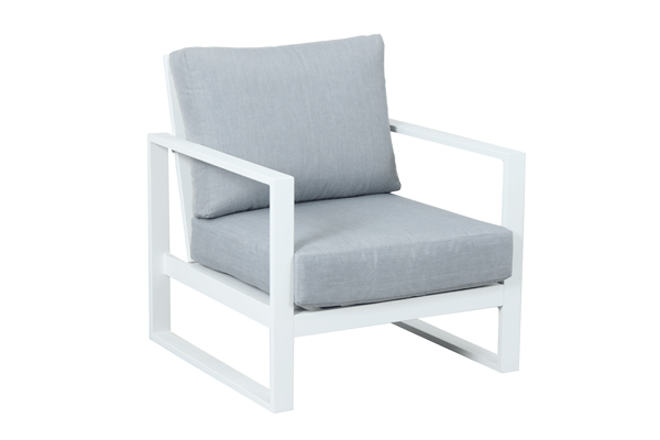 Torquay Single Sofa Chair -White