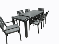 Trieste - Azura Ext. 7pc Dining Gunmetal