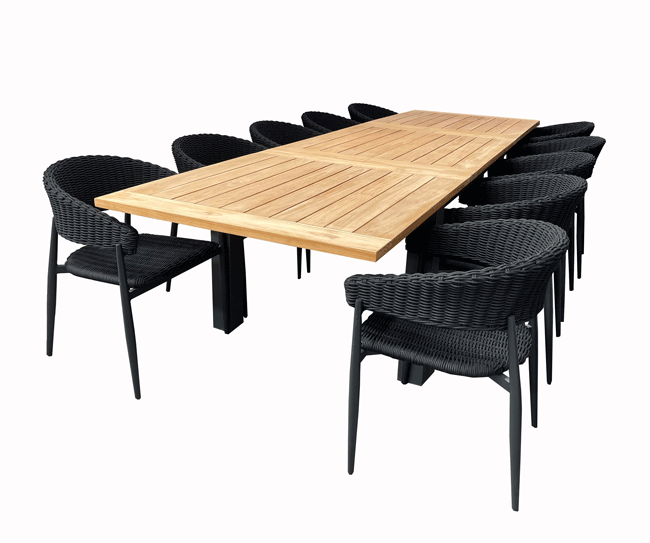 Woven-Santos 11pc set Gunmetal