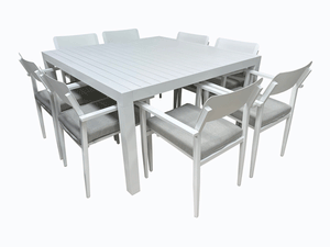 Hope- Azura Ext. 9pc Sq. Dining Sets