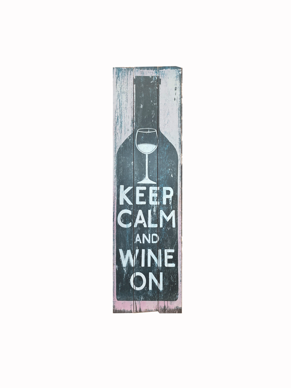 Keep Calm and Wine on - Wall Art