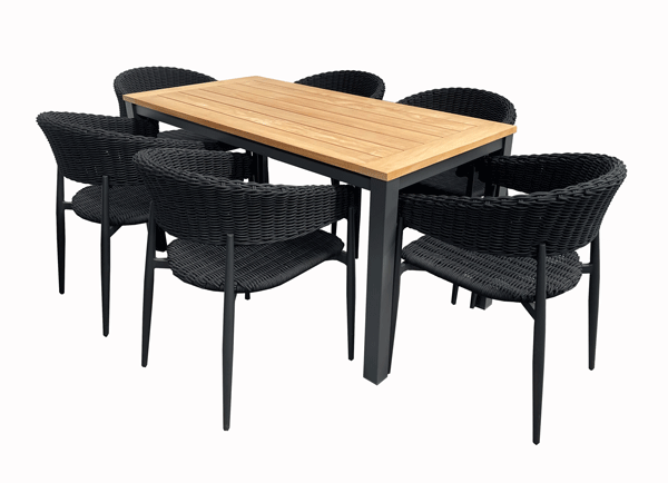 Woven-Santos 7pc set Gunmetal