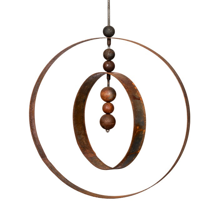 Round Orb Rust Large 60cm