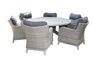 Bolsena Lounge 7pc Round setting