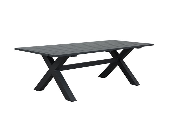 Byron Cross Leg Table 1800 x 1016 Gunmetal