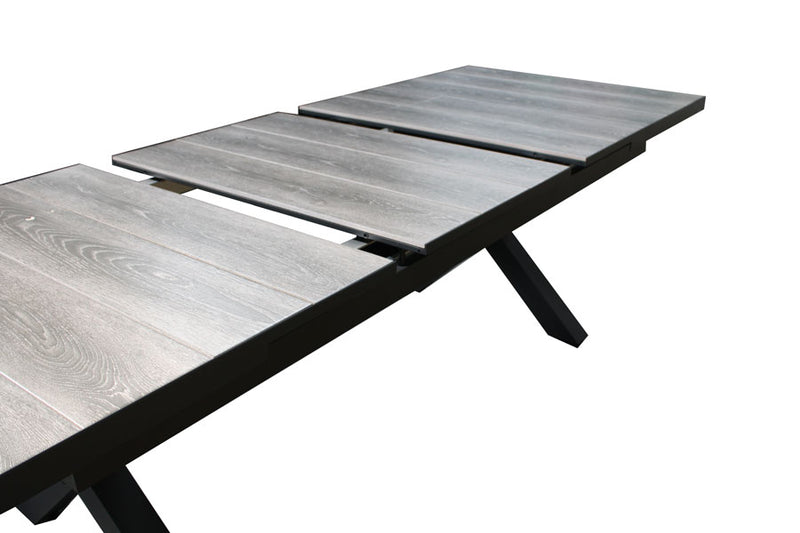 Justin Ceramic Auto Extension Table 2030/2635 x 1000 GUNMETAL