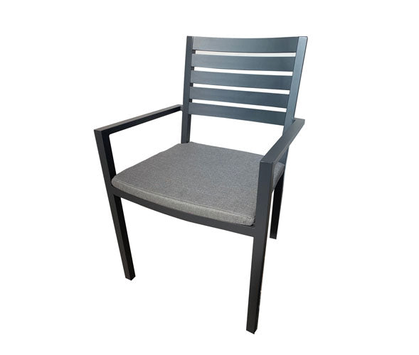 Trieste - Portland 7pc Dining Set- Gunmetal