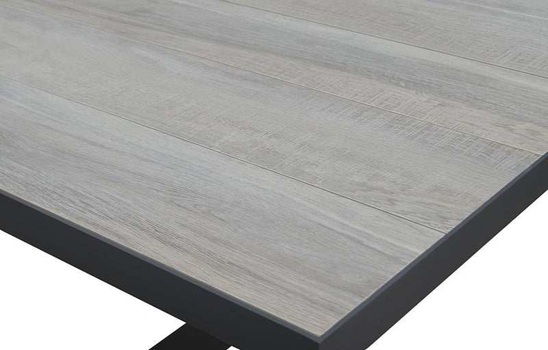 San Remo Cushion 9pc Extension Ceramic Table set - robcousens Outdoor Furniture Factory direct